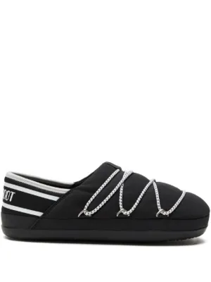 Neighborhood x Nanga x Subu Vamp Quilted Slippers | Black