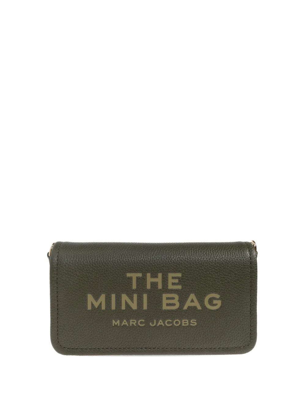 Marc Jacobs Mini Debossed-logo Clutch Bag In Green