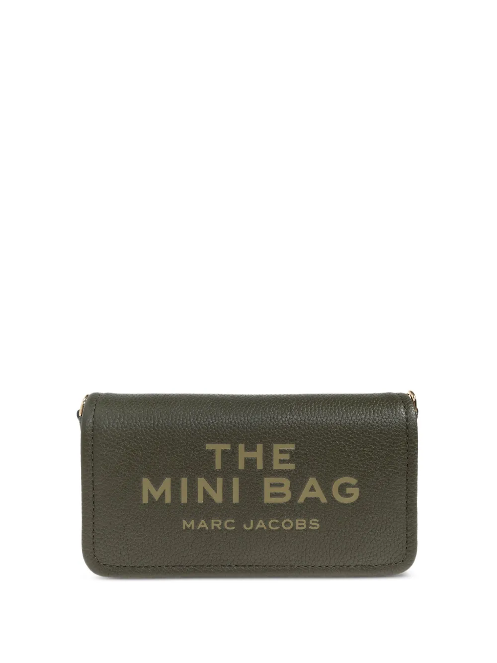 Marc Jacobs mini debossed-logo clutch bag | Green | Image 1