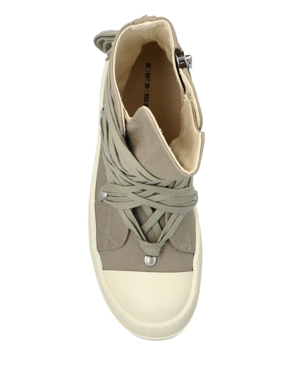 Rick Owens DRKSHDW Megalace lace-up sneakers Grey