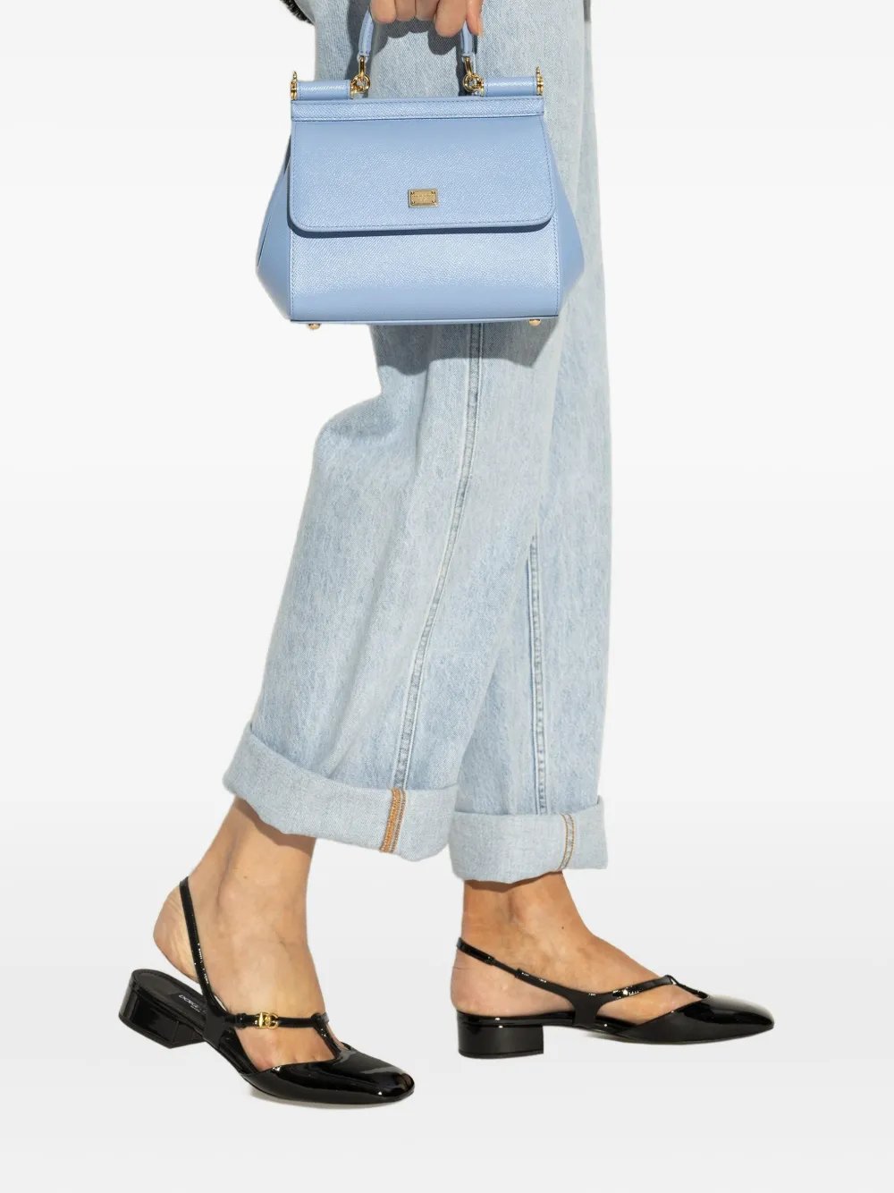 Dolce & Gabbana top-handle tote bag - Blauw
