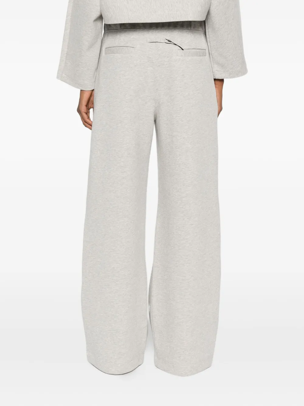 Jean Paul Gaultier Drawstring-cuffed Track Pants In Gray