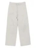 Jean Paul Gaultier drawstring-cuffed track pants - Grey