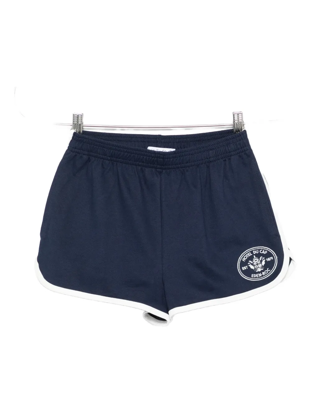 Sporty & Rich contrast-trim shorts Blauw