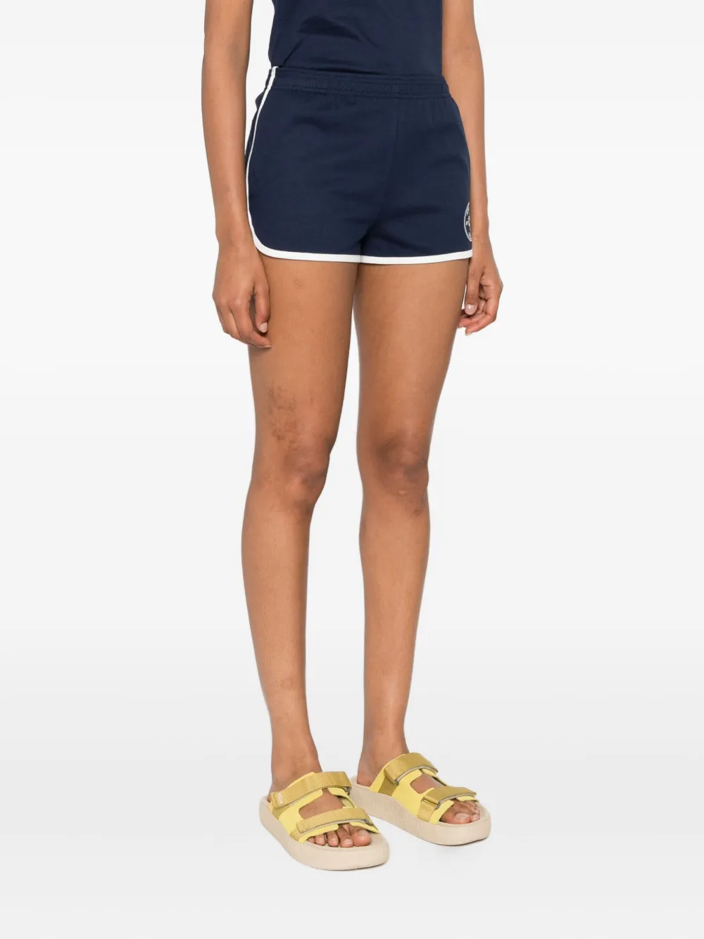 Sporty & Rich Shorts met contrasterende afwerking Blauw