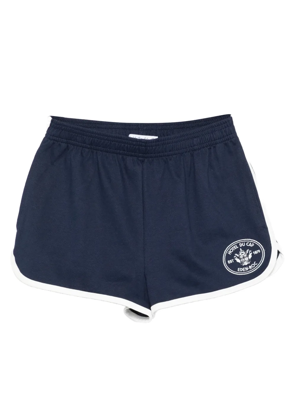 Sporty & Rich Shorts met contrasterende afwerking Blauw