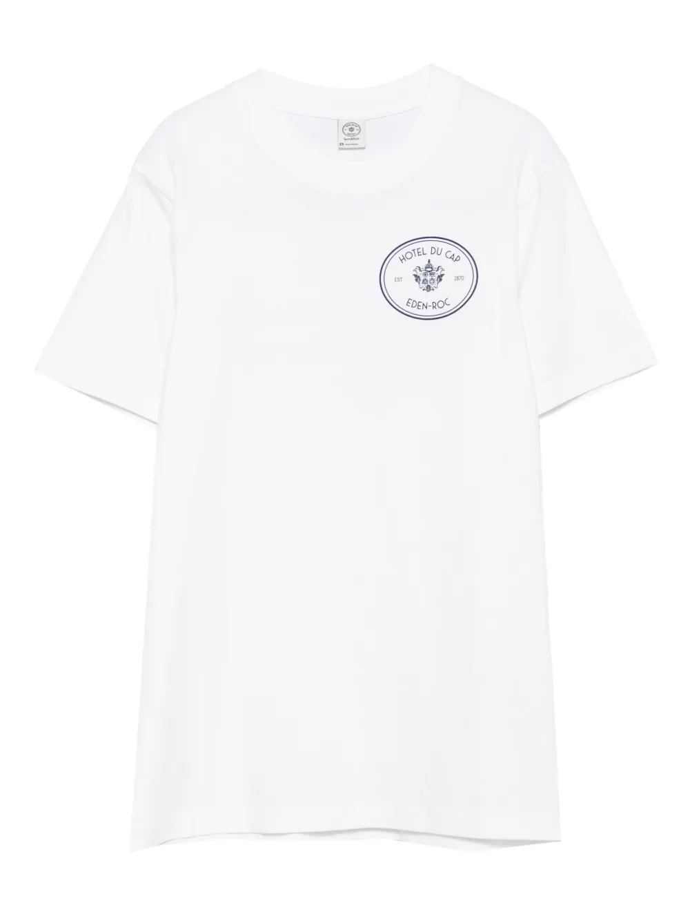 Sporty & Rich Eden-Roc T-shirt met logo Wit