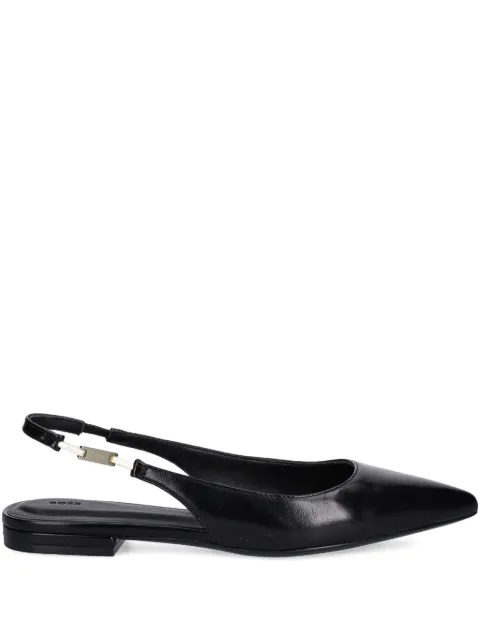 BOSS slingback pointed-toe flats