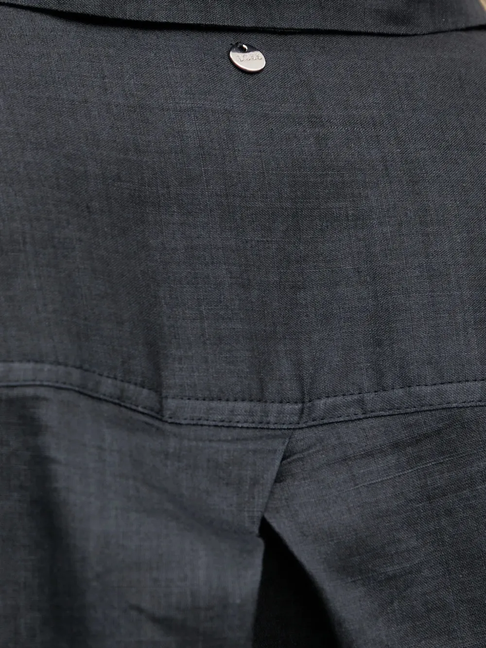 BOSS Blouse met opgestikte zak Zwart