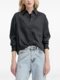 BOSS patch-pocket long-sleeve shirt - Black