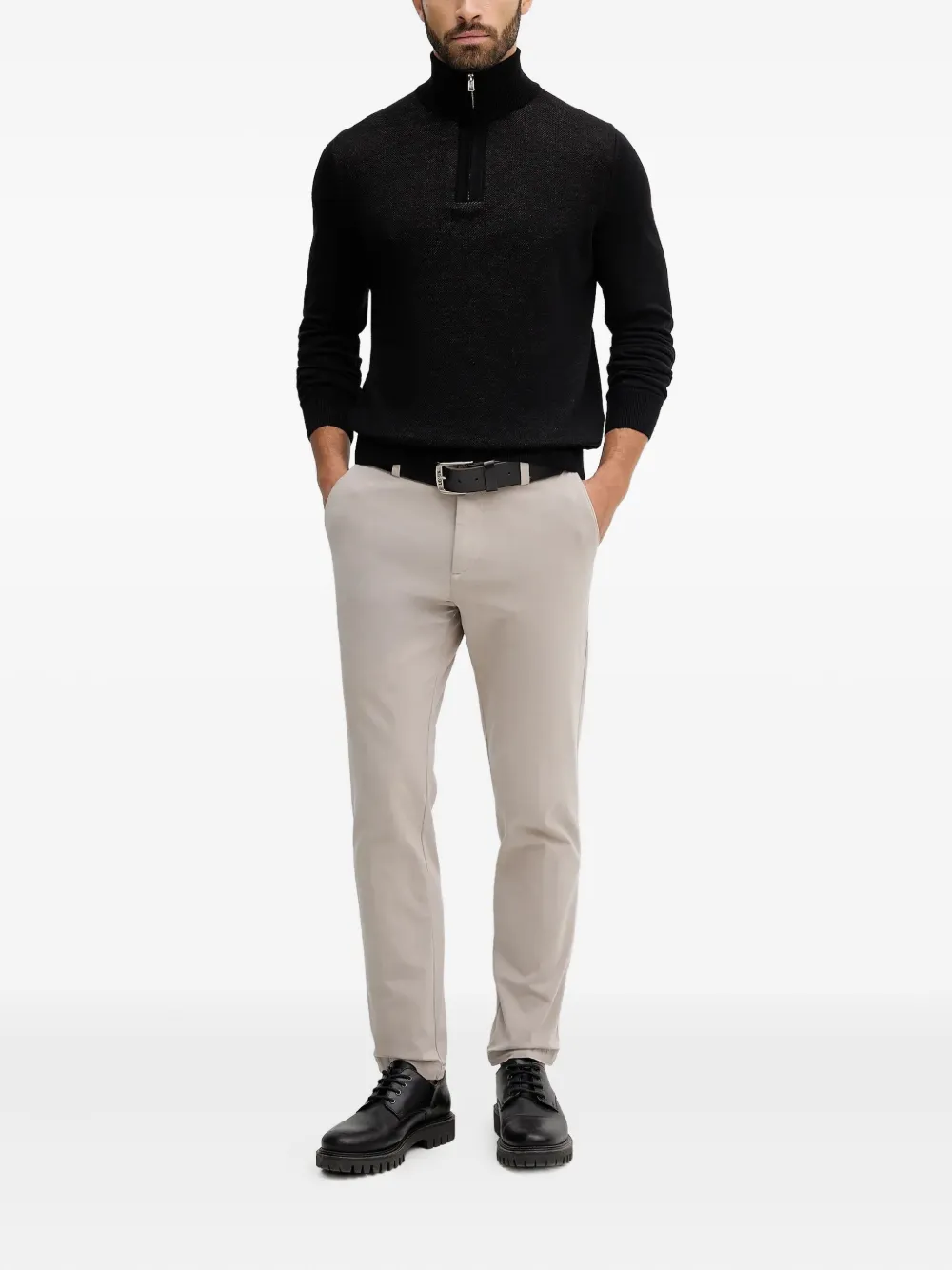 BOSS button-fastening trousers | Regular & Straight-Leg Trousers | Image 2