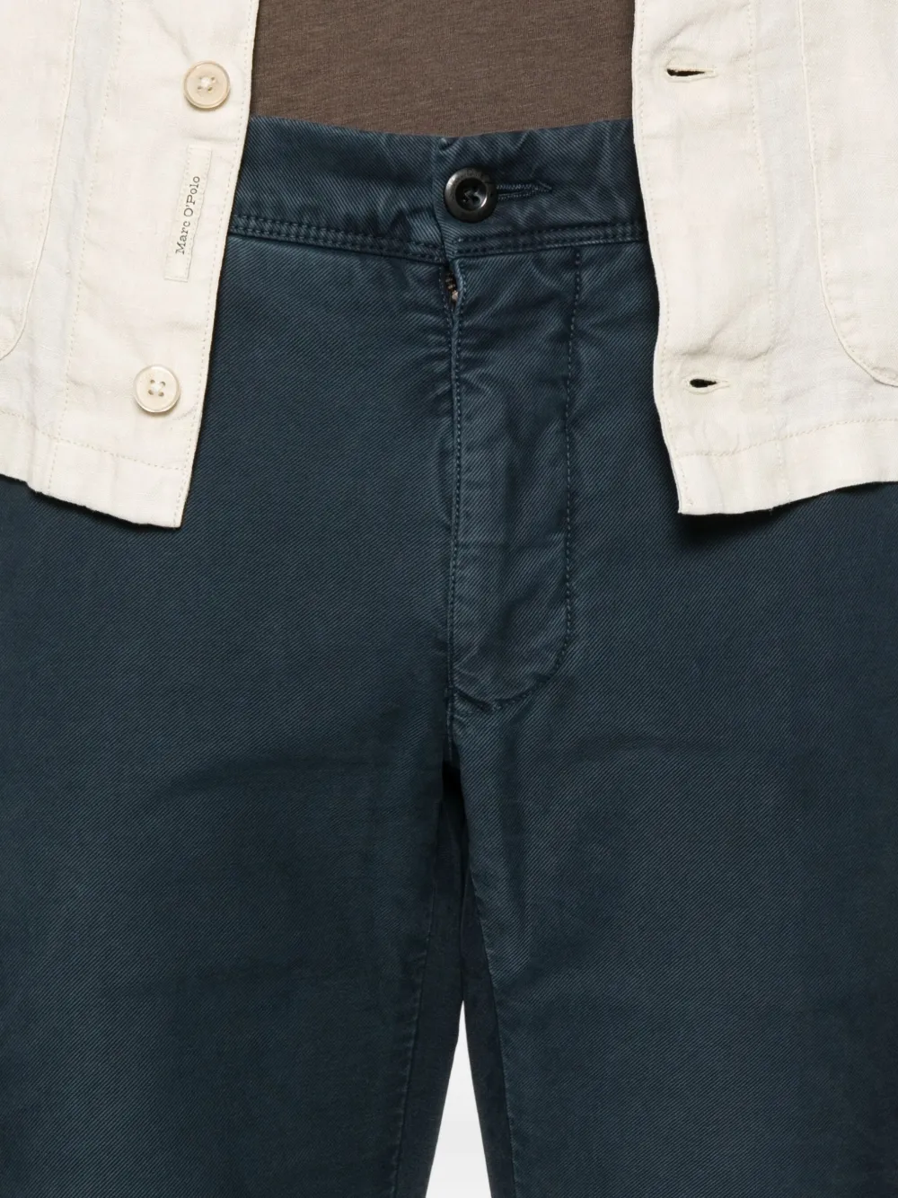 Incotex Katoenen broek met zak Blauw