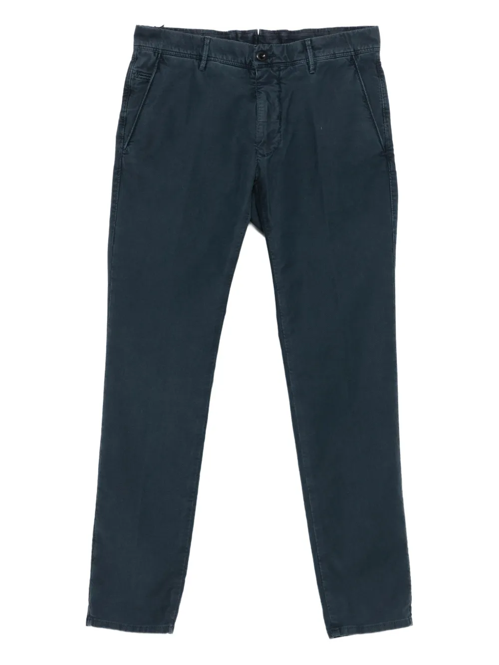 Incotex Katoenen broek met zak Blauw