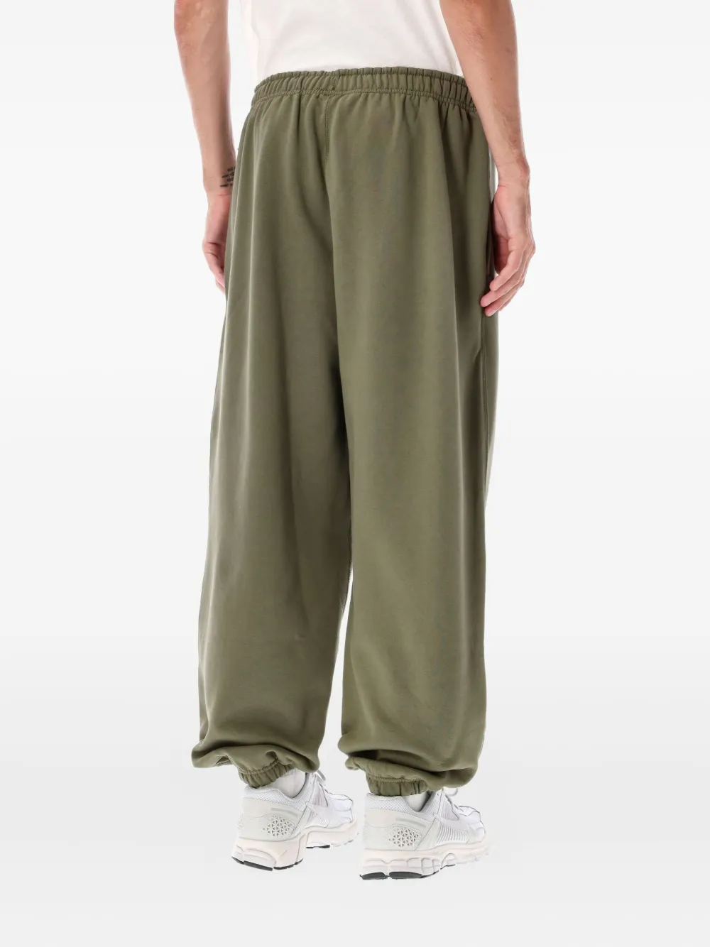 Nike swoosh-embellished track pants - Groen