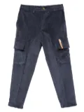 TRUSSARDI JUNIOR corduroy cargo trousers - Blue