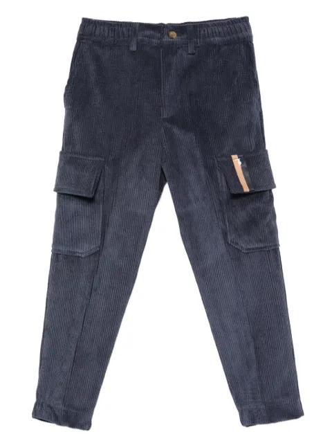 TRUSSARDI JUNIOR corduroy cargo trousers