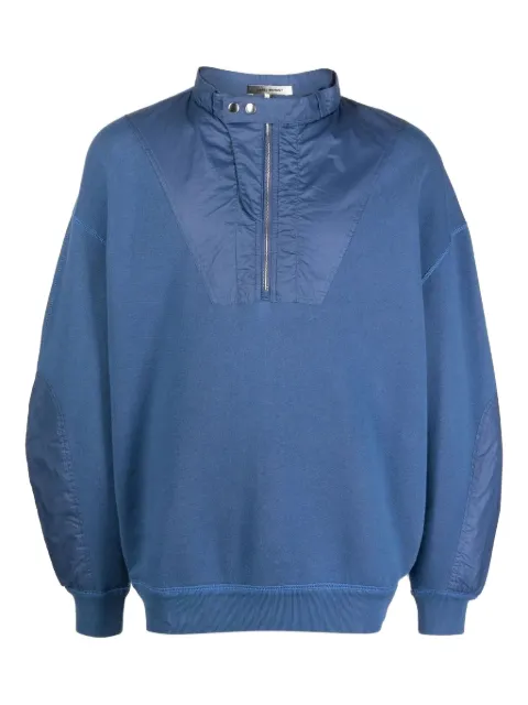 MARANT half-zip panelled sweatshirt