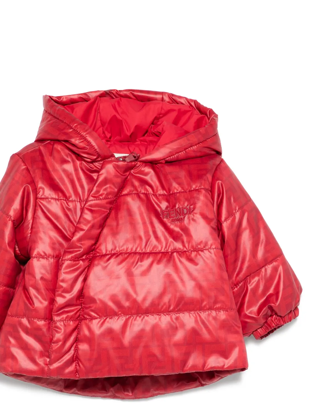 Fendi Kids Gewatteerd jack Rood