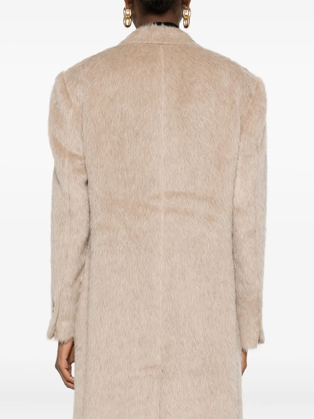 Tagliatore Jas met dubbele rij knopen Beige