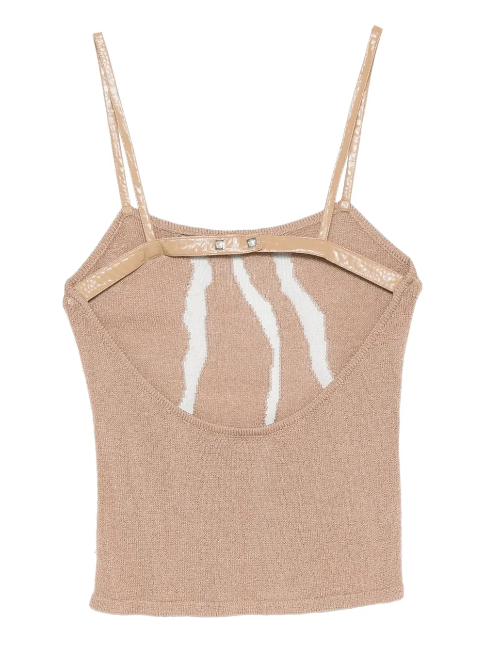 Versace Pre-Owned 2000s cut-out silk top | Image 2