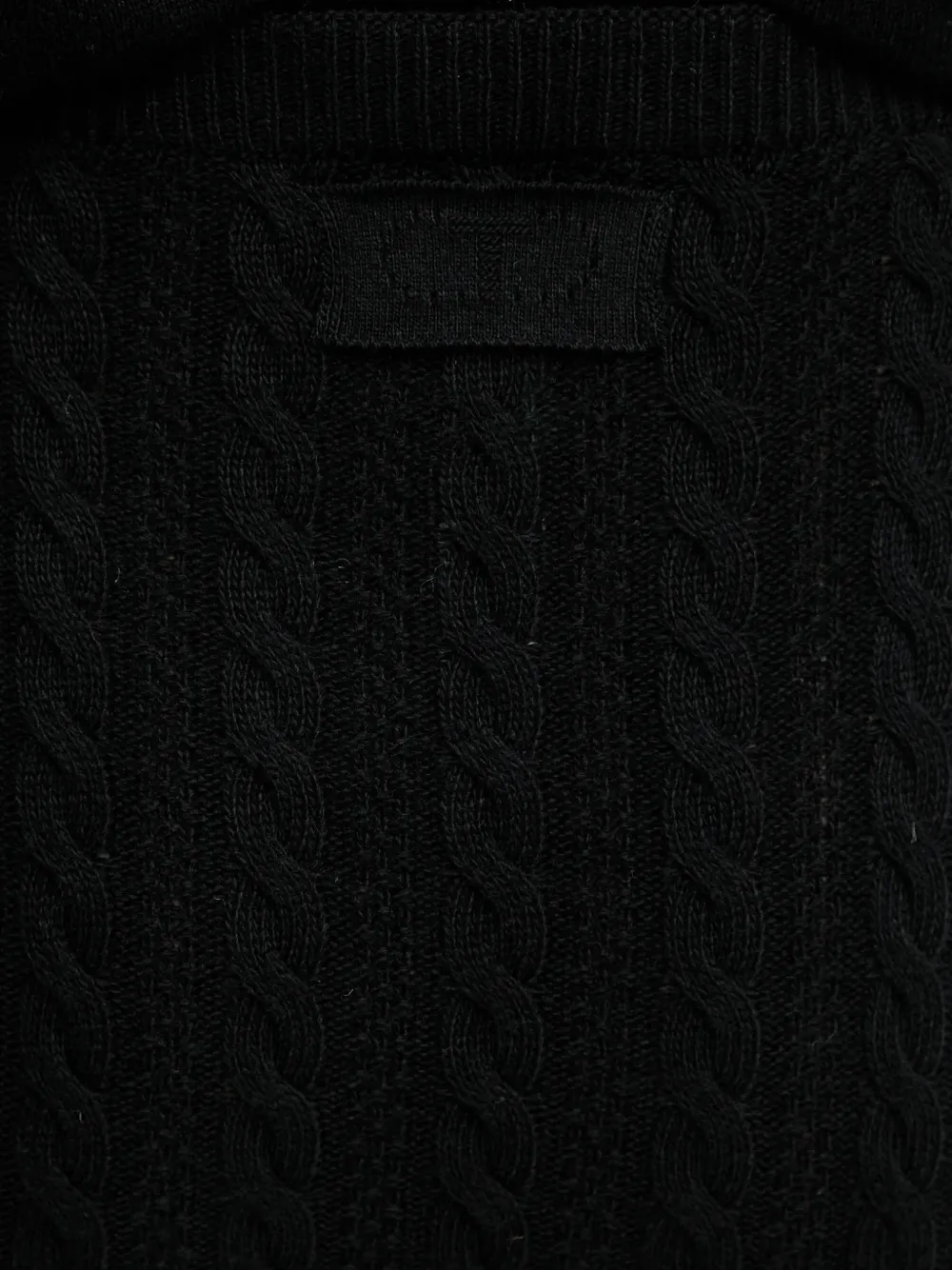 TWINSET Kabelgebreide midi-rok Zwart