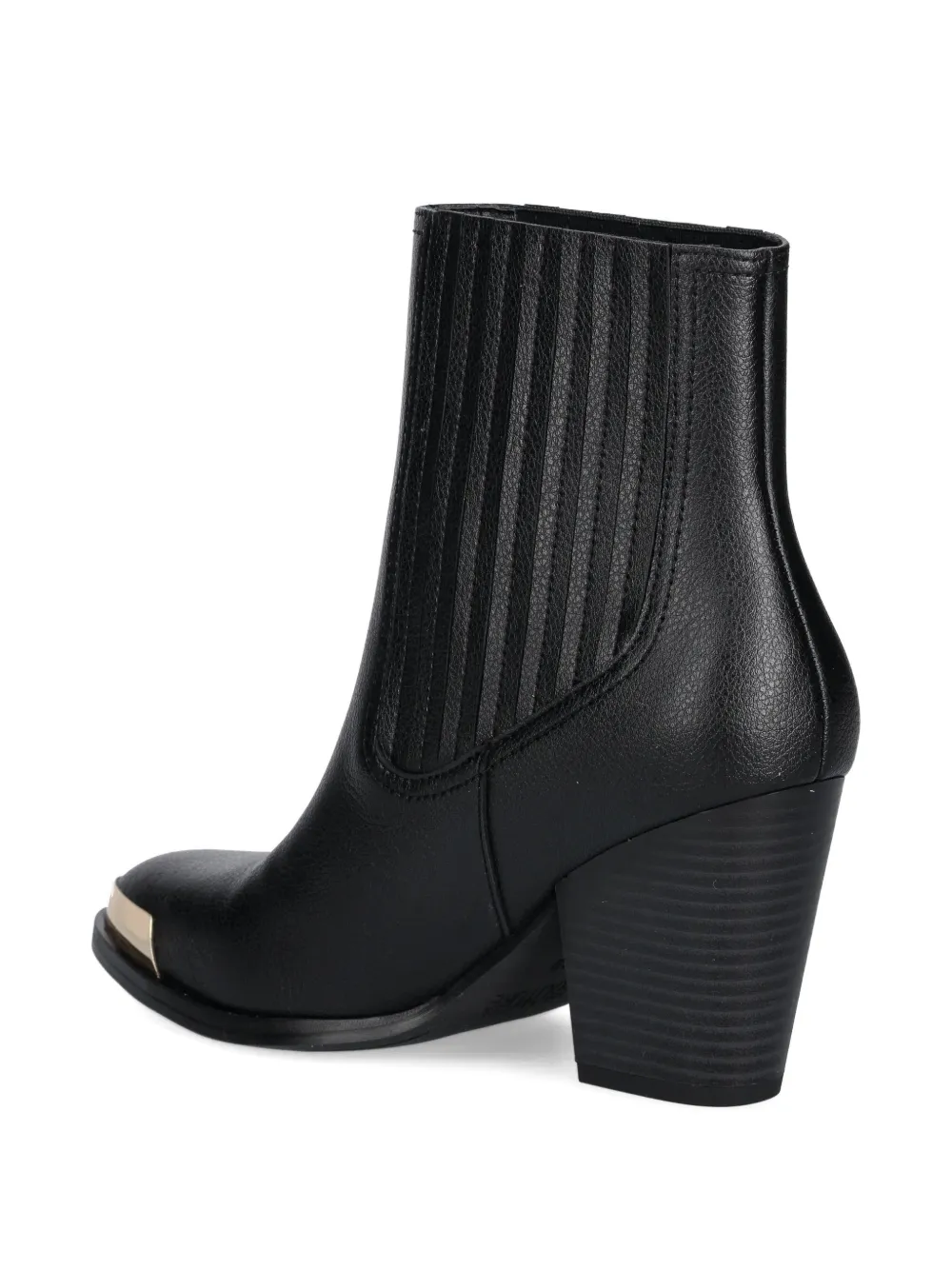 Versace Jeans Couture 85 mm laarzen met puntige neus en logo Zwart