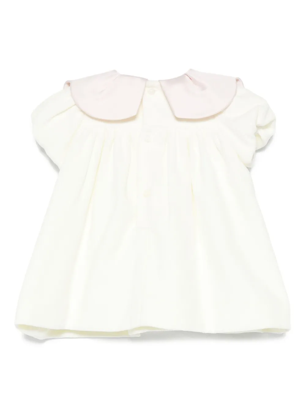 La Stupenderia ruffled-collar dress set (set of two) - Wit