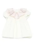 La Stupenderia ruffled-collar dress set (set of two) - White