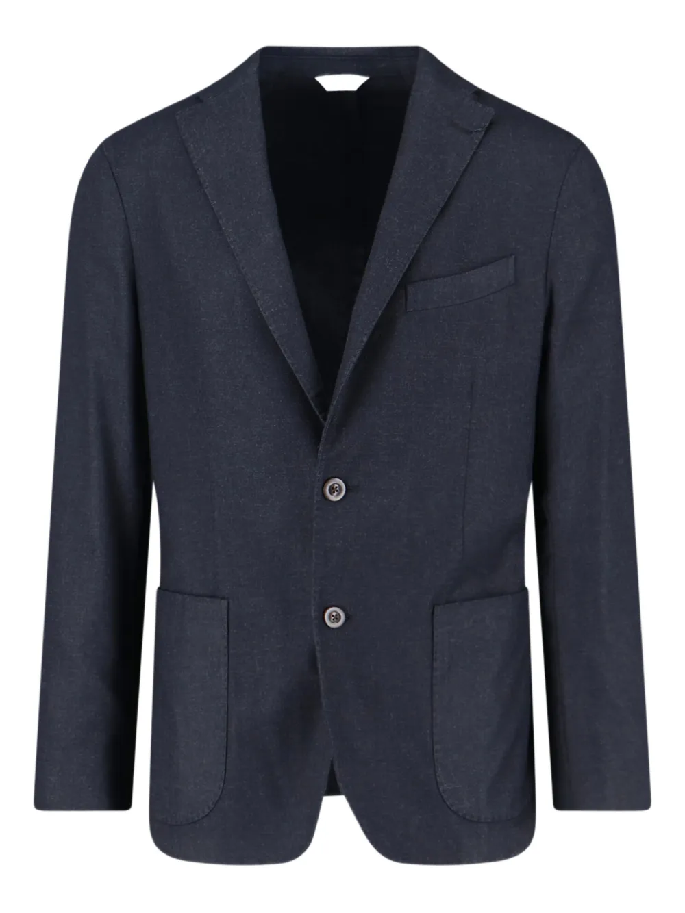 Boglioli two-button patch-pocket blazer Grijs