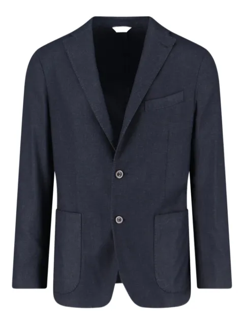 Boglioli blazer con dos botones y bolsillo de parche