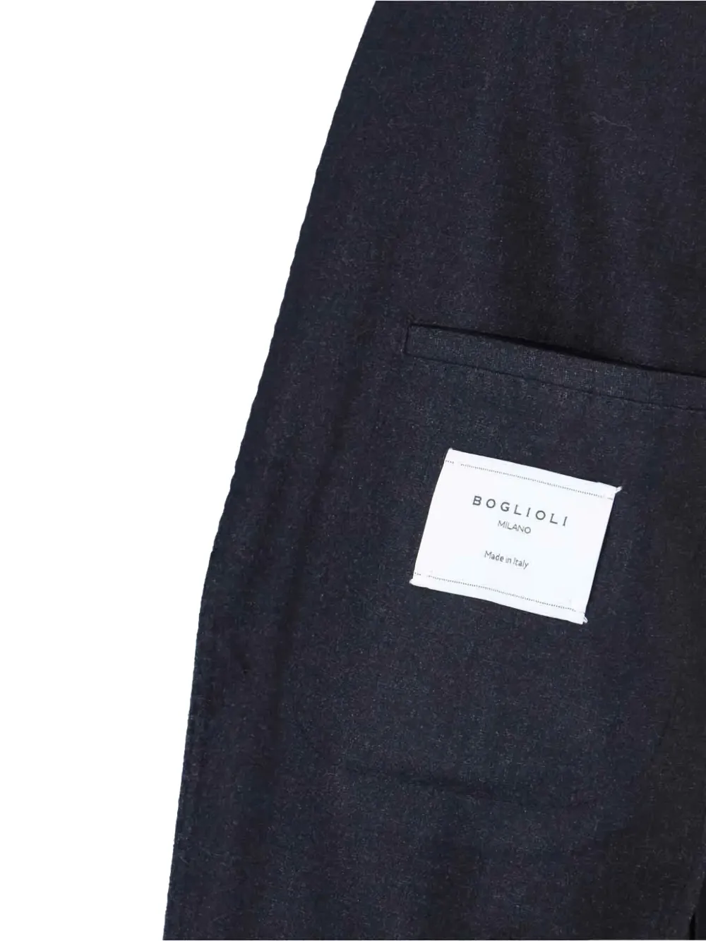 Boglioli two-button patch-pocket blazer Grijs