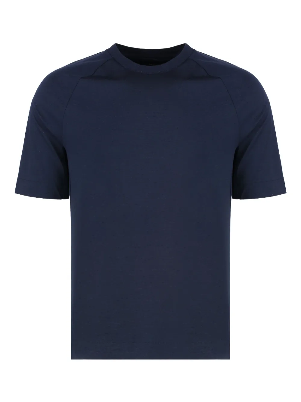 BOSS raglan-sleeve T-shirt Blauw