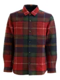 Barbour check-pattern shirt jacket - Red