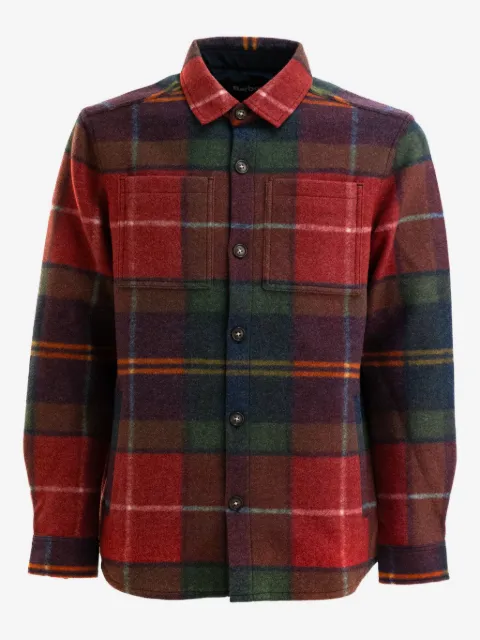 Barbour check-pattern shirt jacket