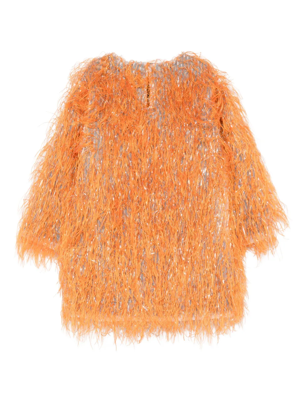Douuod Kids Jurk met franje Oranje