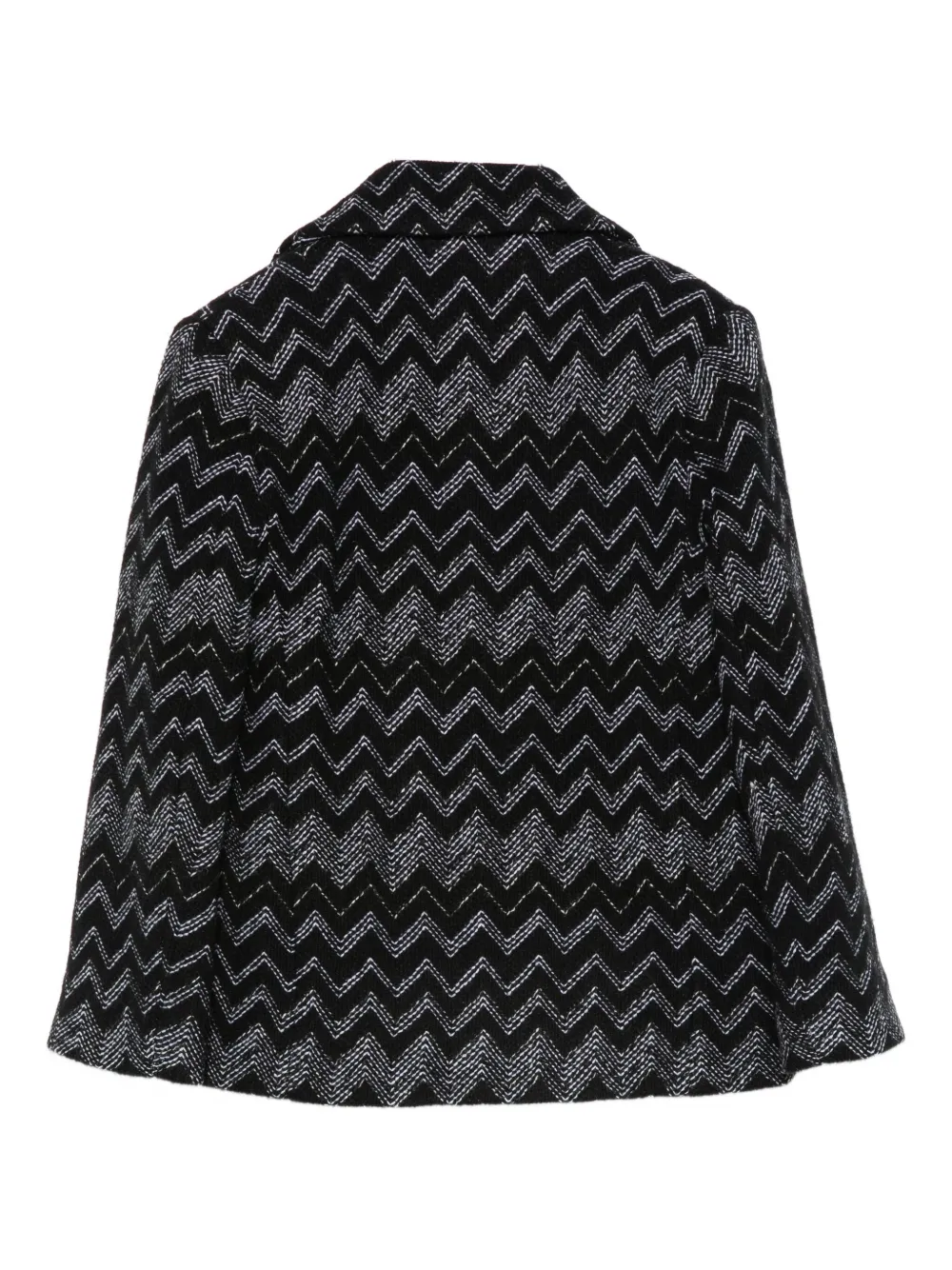 Missoni Kids Blazer met dubbele rij knopen Zwart