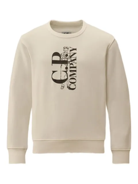 C.P. Company Kids graphic print sweater
