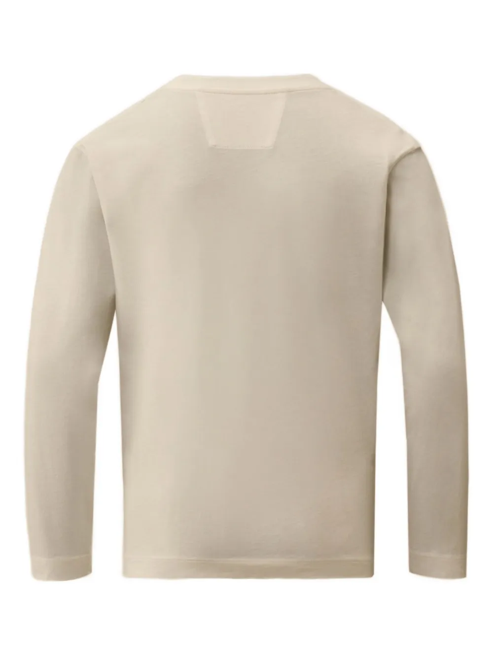 C.p. Company Logo-detail Long-sleeve T-shirt In Neutral