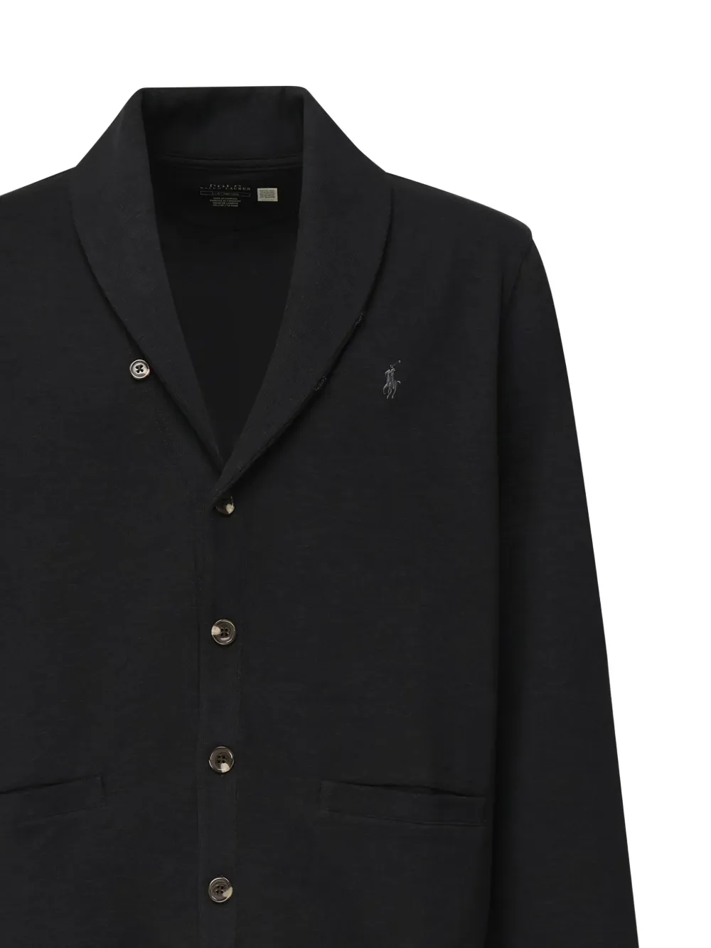 Polo Ralph Lauren shawl-collar button cardigan Zwart