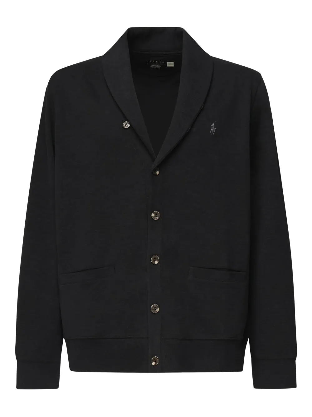 Polo Ralph Lauren shawl-collar button cardigan Zwart
