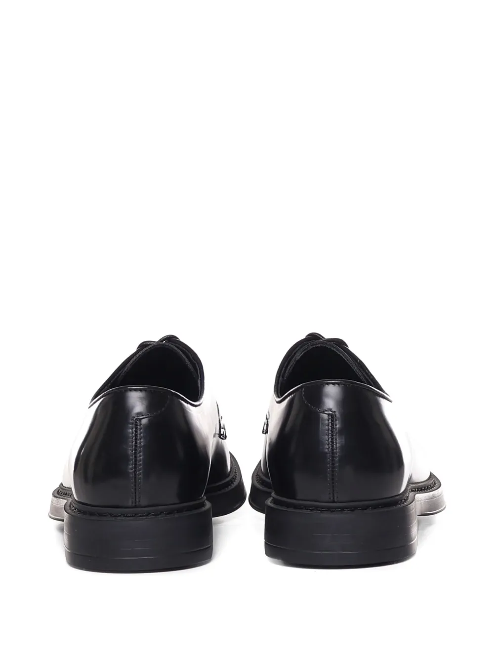 Doucal's leather lace-up derby shoes Black