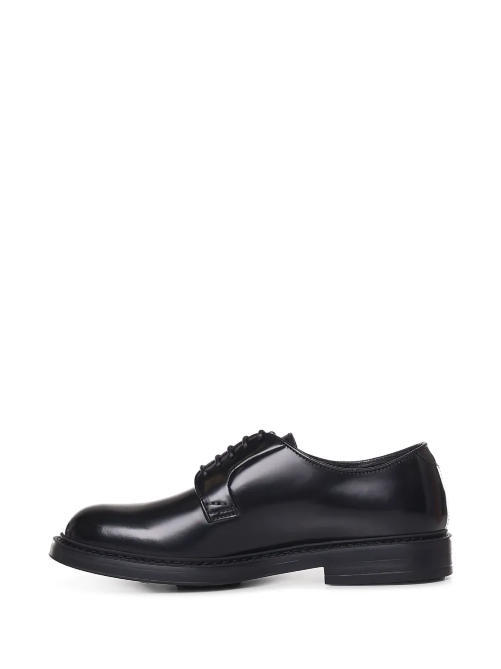 Doucal's leather lace-up derby shoes Black