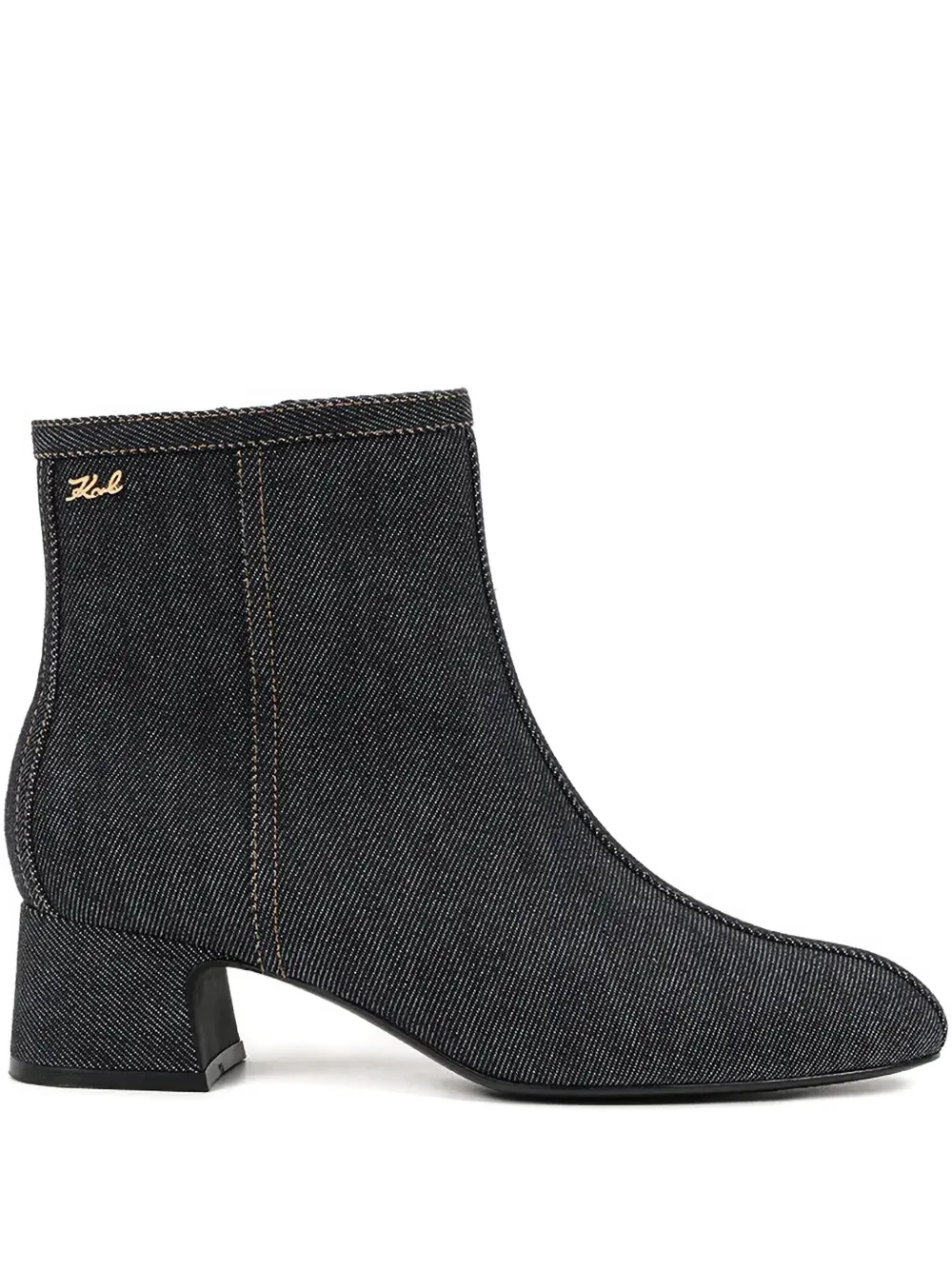 Karl Lagerfeld Bonnie denim boots Blue