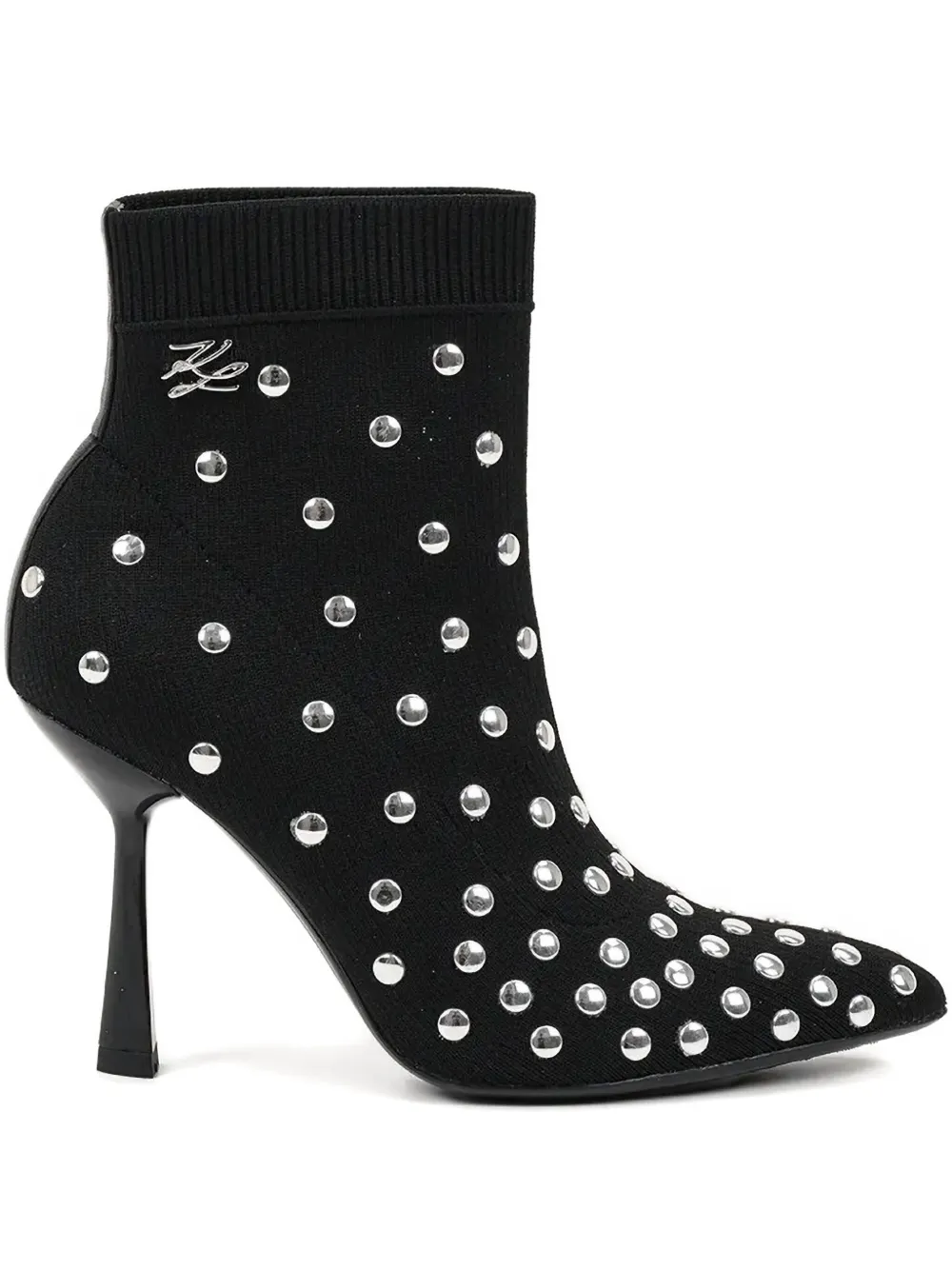 Karl Lagerfeld 100mm Pandara boots Black