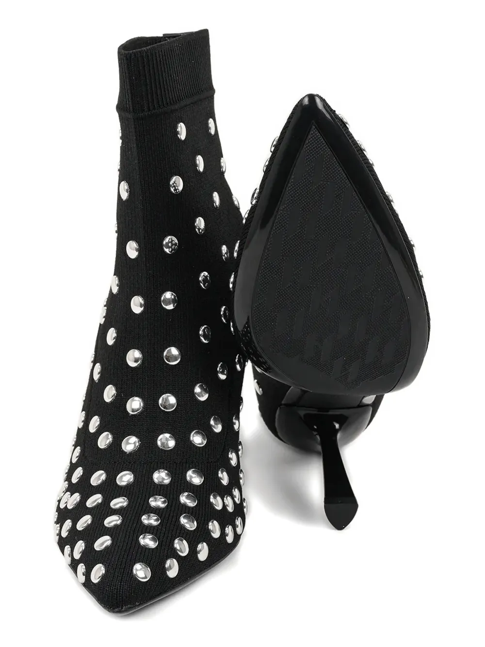 Karl Lagerfeld 100mm Pandara Boots In Black