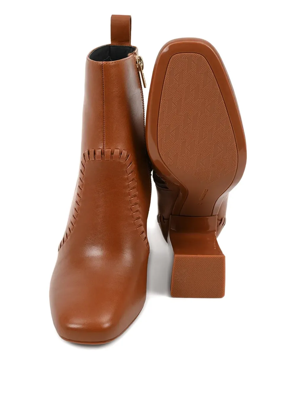 Karl Lagerfeld 100mm Astra Nova Boots In Brown