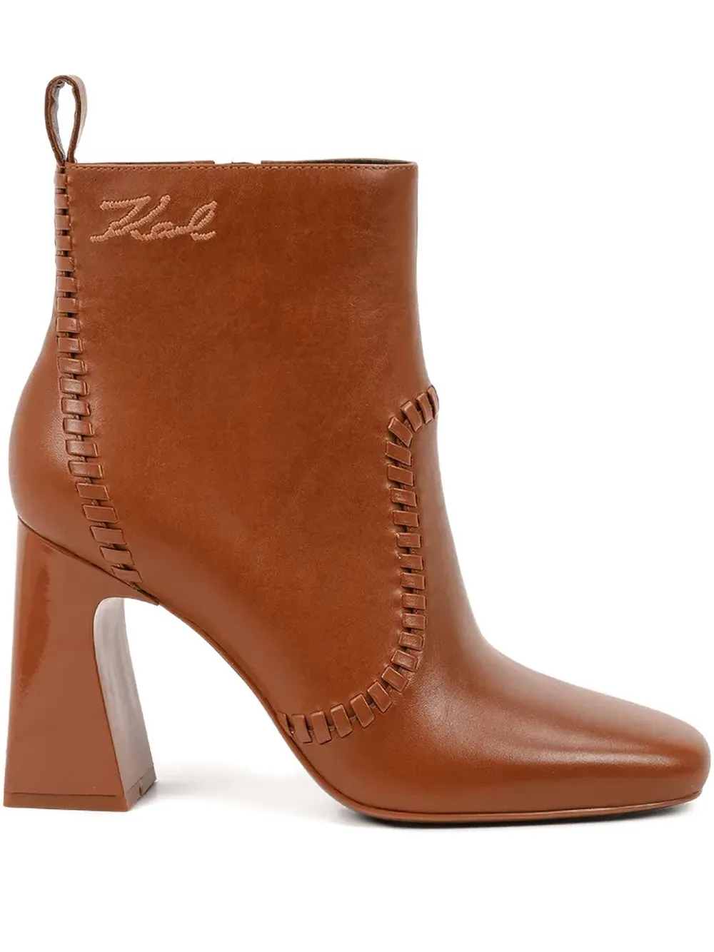 Karl Lagerfeld 100mm Astra Nova boots Brown
