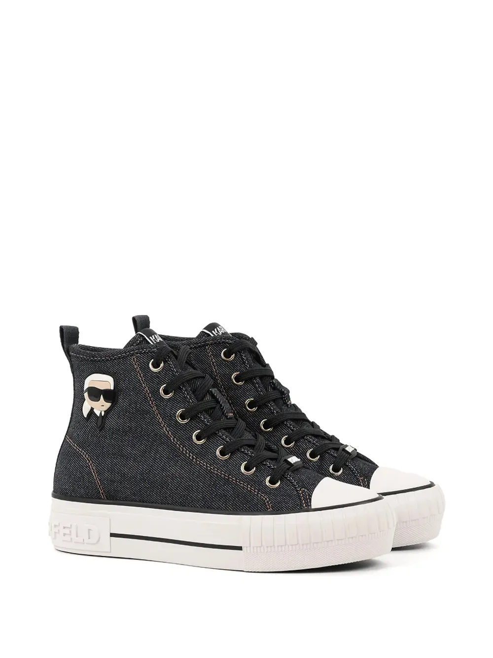 Karl Lagerfeld Kampus Max Nft Platform Sneakers In Multi