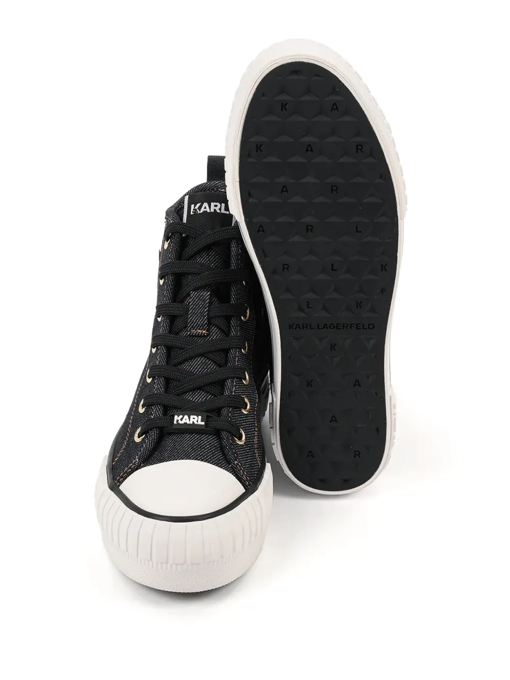 Karl Lagerfeld Kampus Max Nft Platform Sneakers In Multi