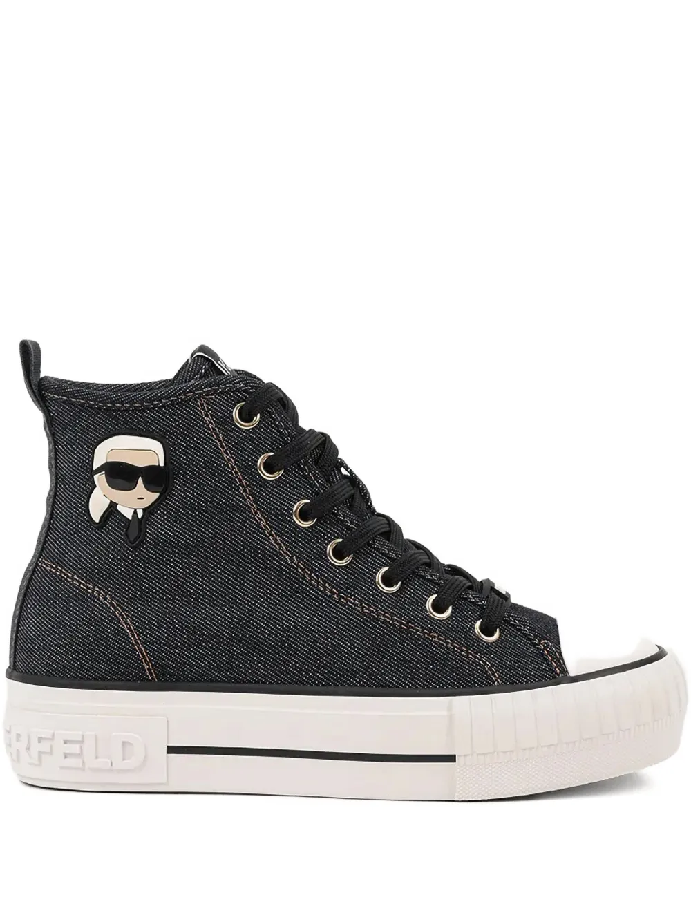 Karl Lagerfeld KAMPUS MAX NFT platform sneakers | Blue | Image 1